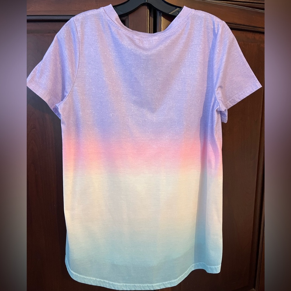 EUC- Beautiful pastel ombré shirt - Amaryllis size S - Picture 2 of 7